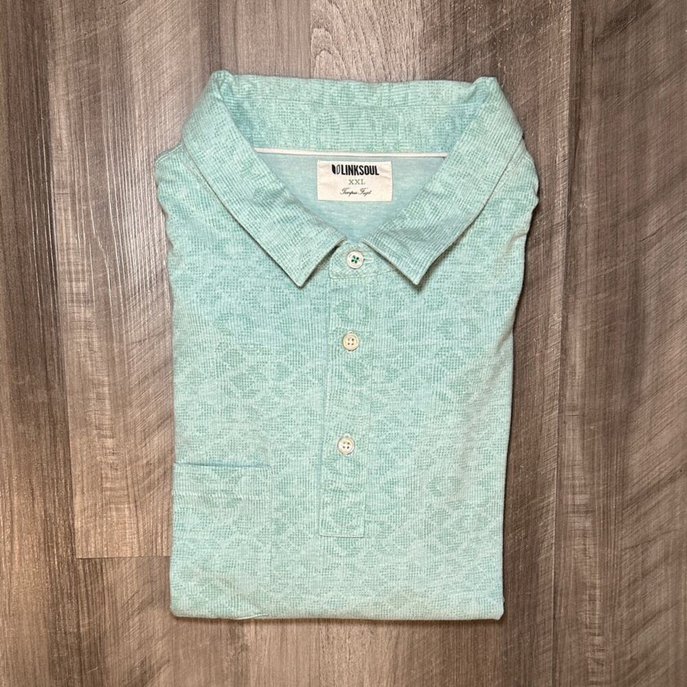 Linksoul Tempus Fugit Performance Pocket Golf Polo - 2XL